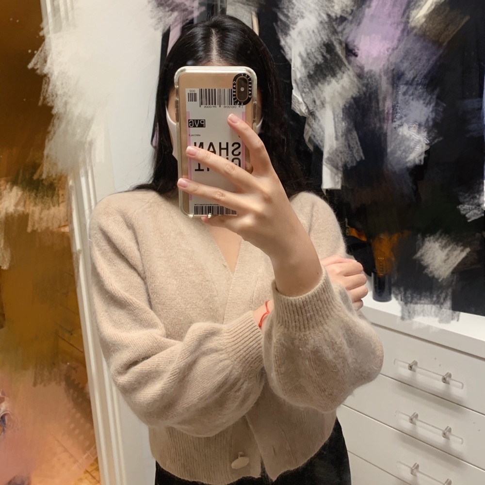 Mohair sweater nude